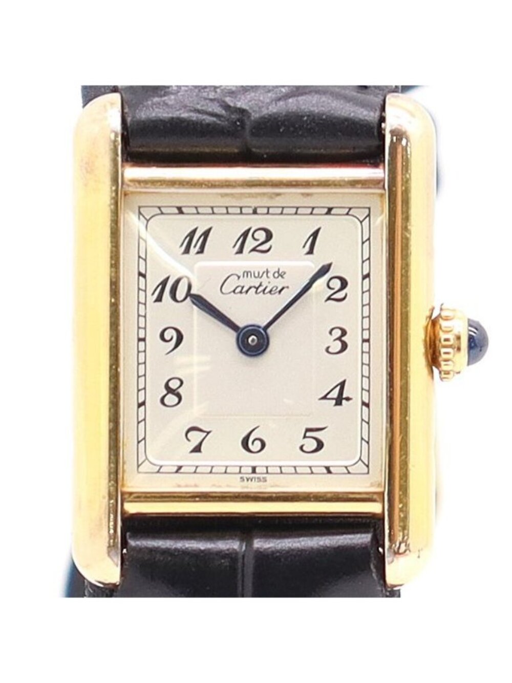 Cartier Must Tank Silver Dial Watch